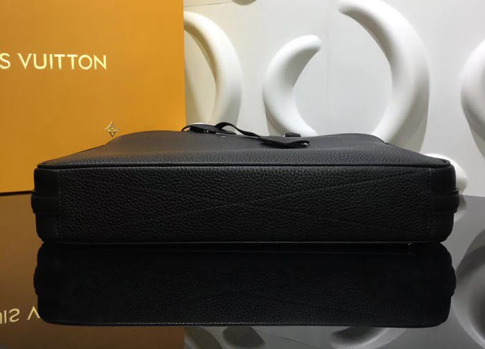路易威登LV頂級原單M42680 全粒面Taurillon小牛皮手提肩背公事包 YDH1300